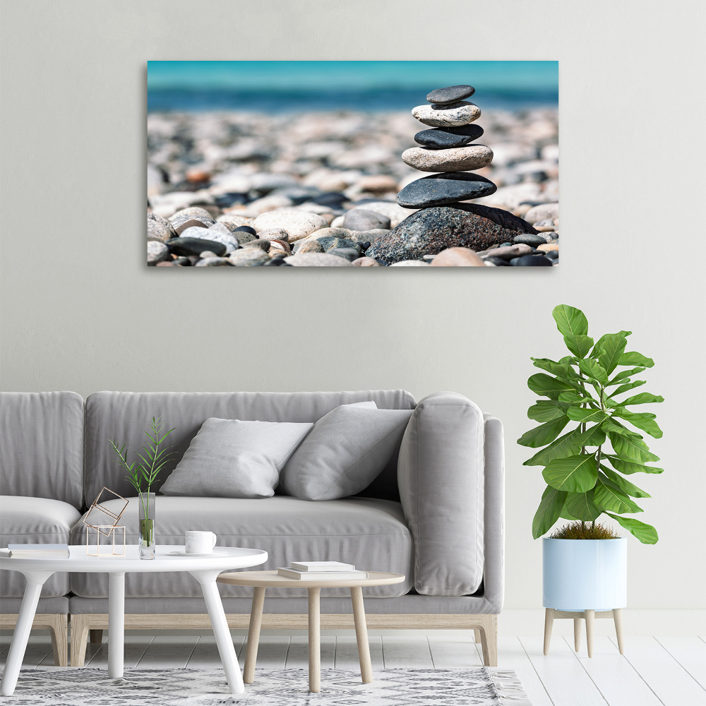 Canvas wall art Stack of stones