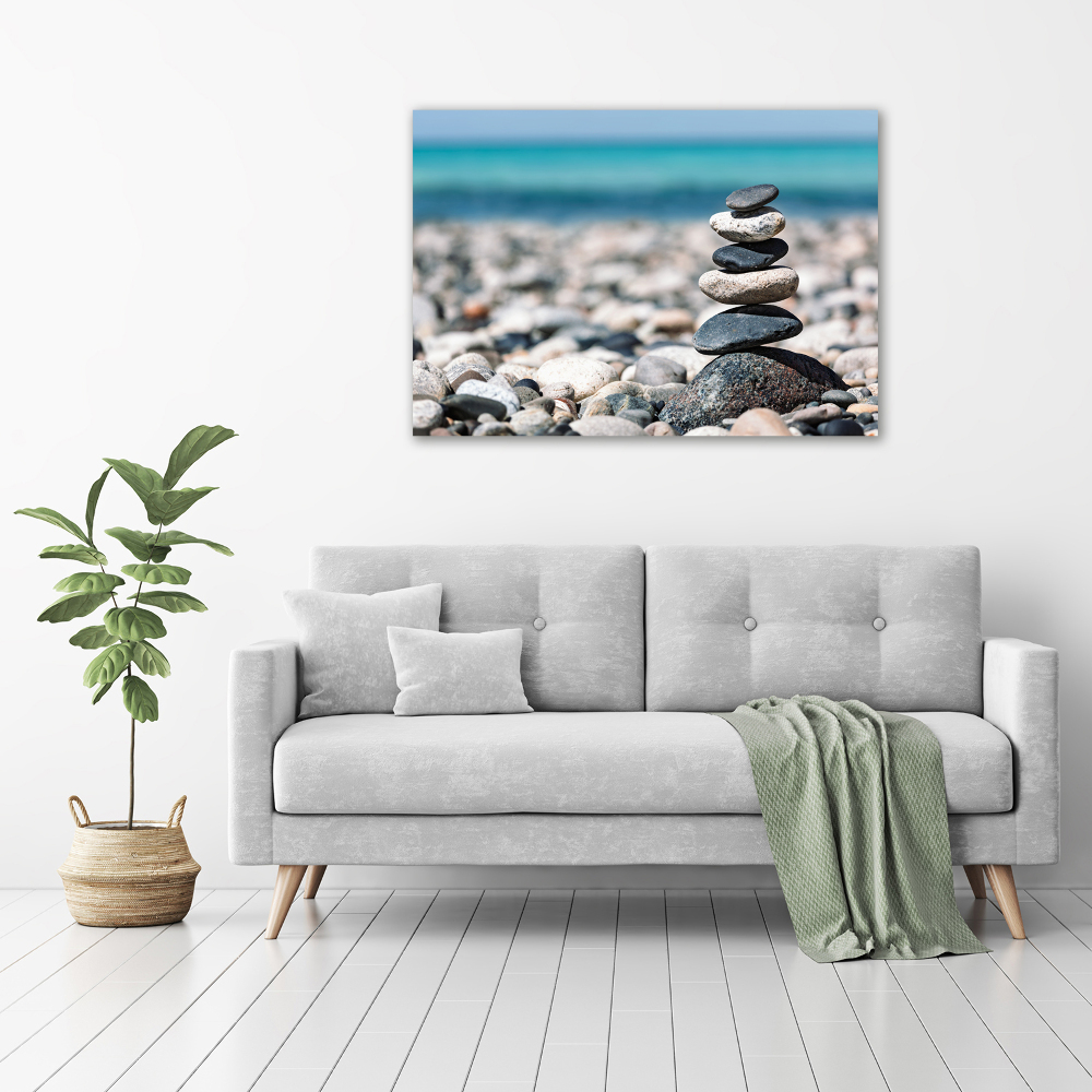 Canvas wall art Stack of stones