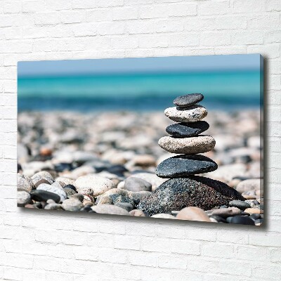 Canvas wall art Stack of stones