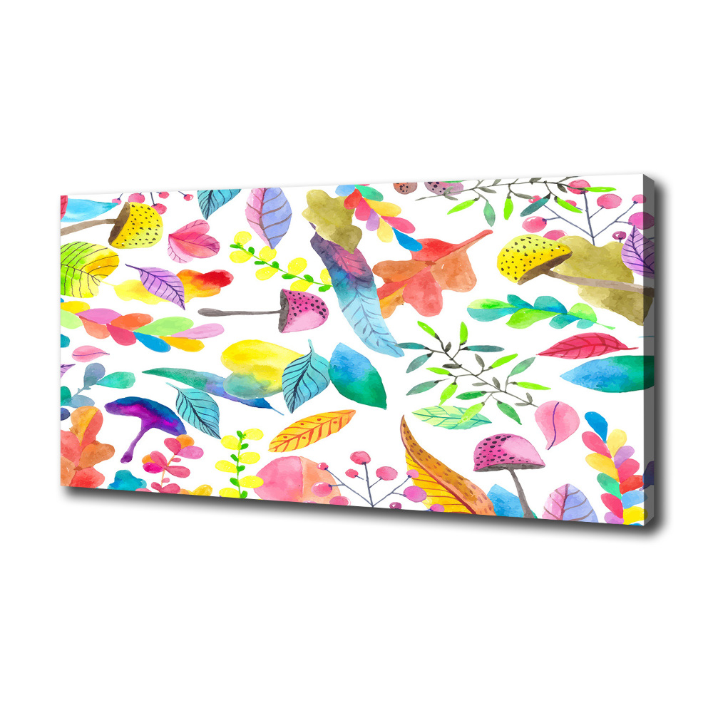 Canvas wall art Floral pattern