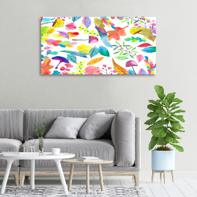 Canvas wall art Floral pattern