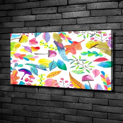 Canvas wall art Floral pattern