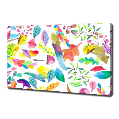 Canvas wall art Floral pattern