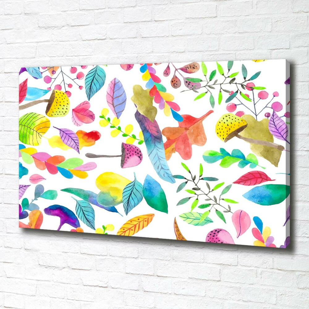 Canvas wall art Floral pattern