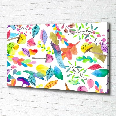 Canvas wall art Floral pattern