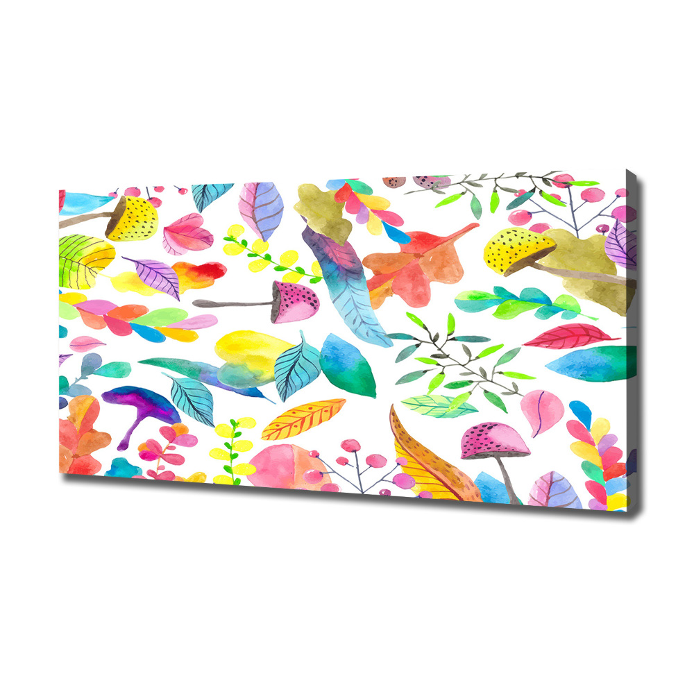 Canvas wall art Floral pattern