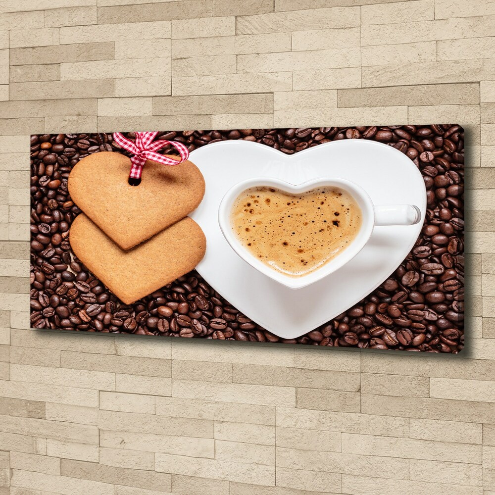 Canvas wall art Coffee and gingerbread