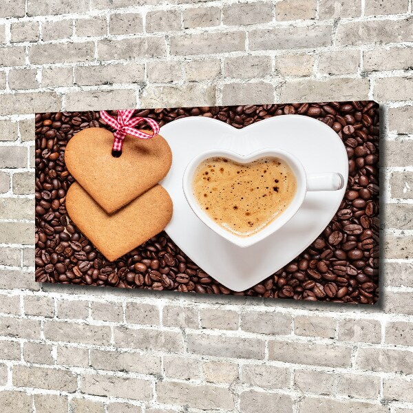 Canvas wall art Coffee and gingerbread