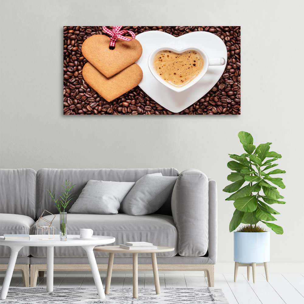 Canvas wall art Coffee and gingerbread