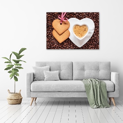 Canvas wall art Coffee and gingerbread