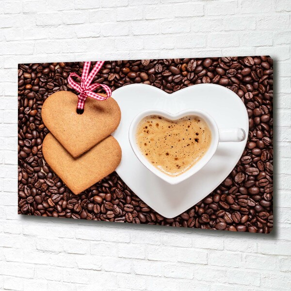 Canvas wall art Coffee and gingerbread