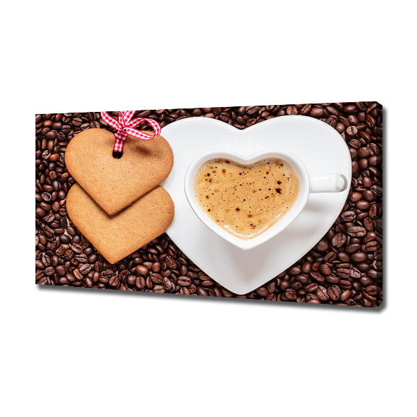 Canvas wall art Coffee and gingerbread