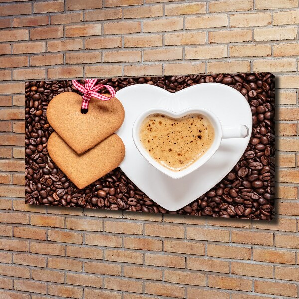 Canvas wall art Coffee and gingerbread