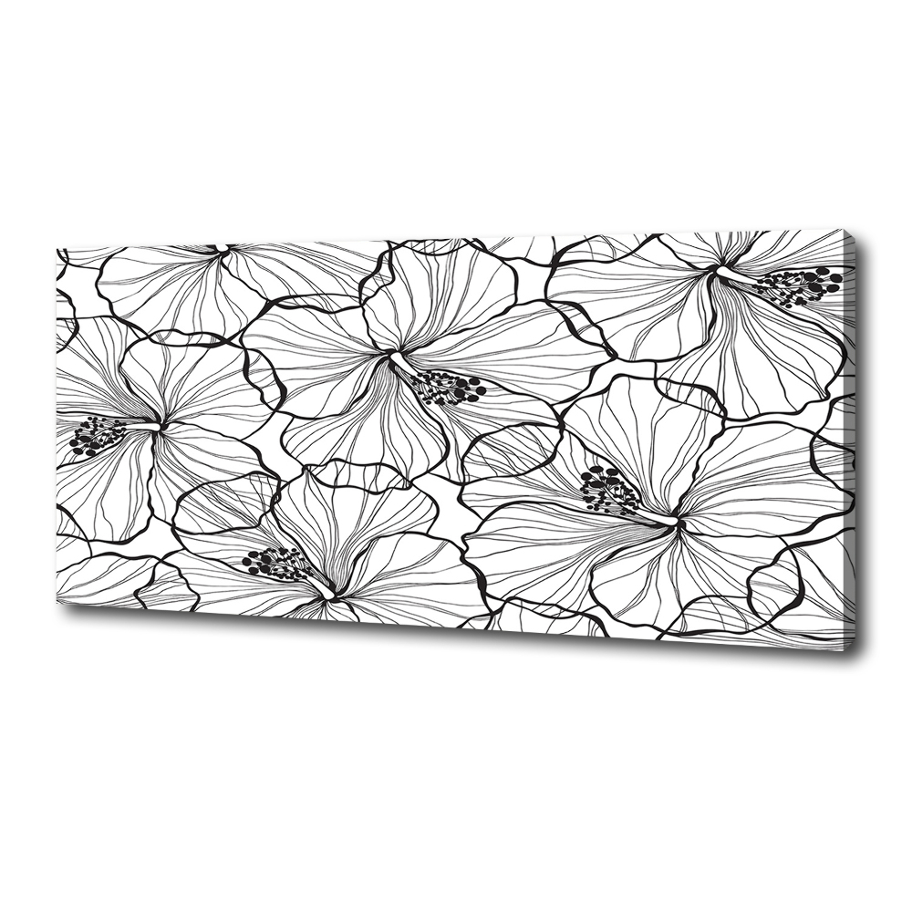 Canvas wall art Hawaiian flowers