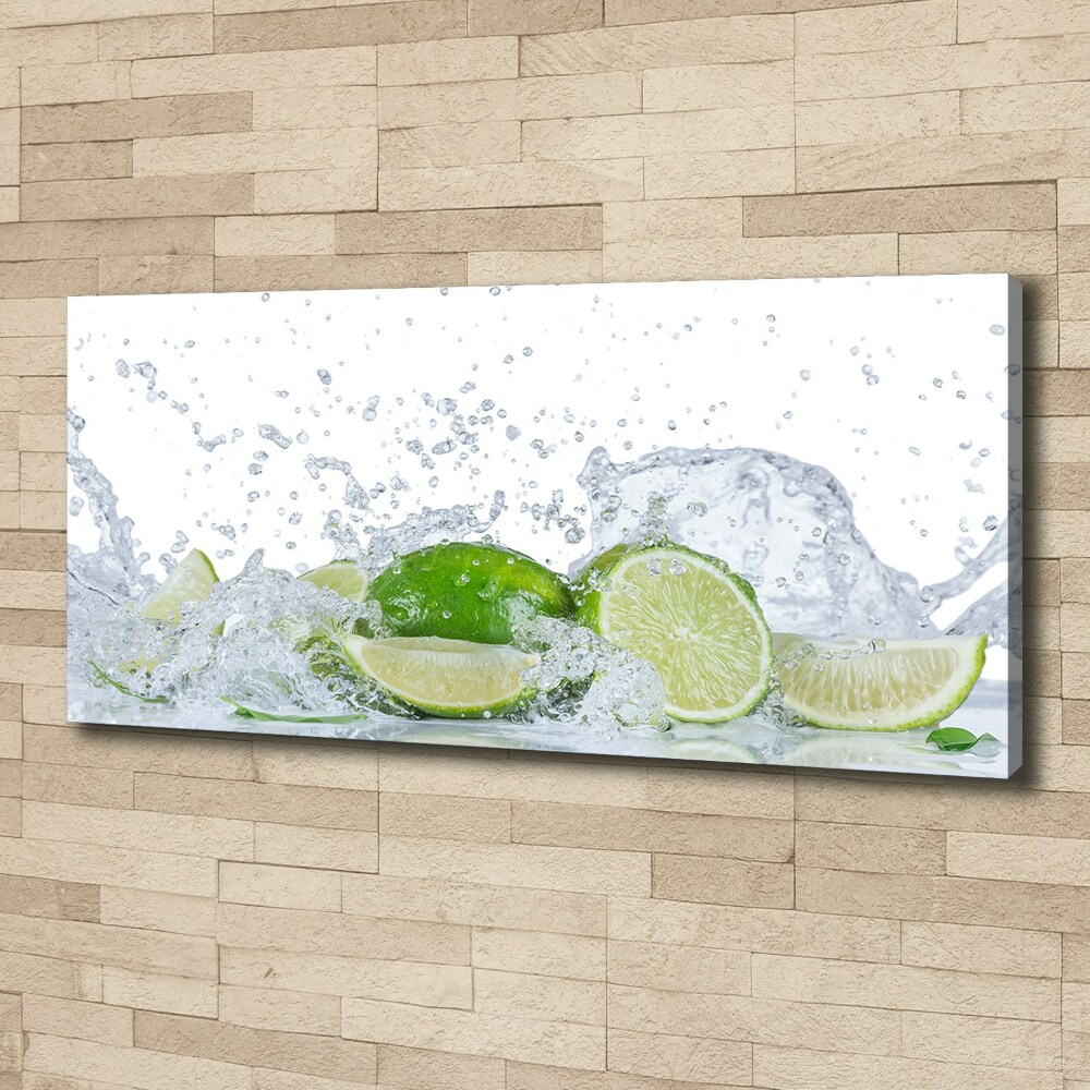 Canvas wall art Lime and water