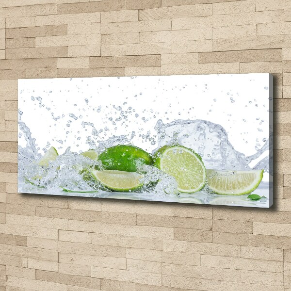 Canvas wall art Lime and water