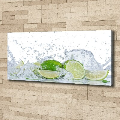 Canvas wall art Lime and water