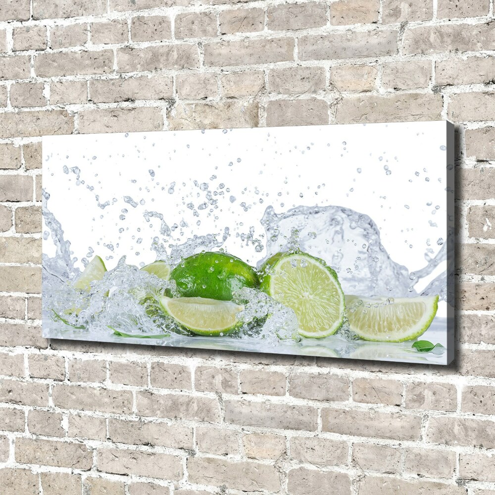 Canvas wall art Lime and water