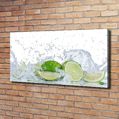 Canvas wall art Lime and water