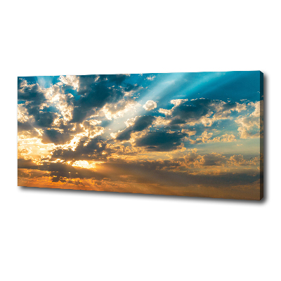 Canvas wall art Sunset heaven