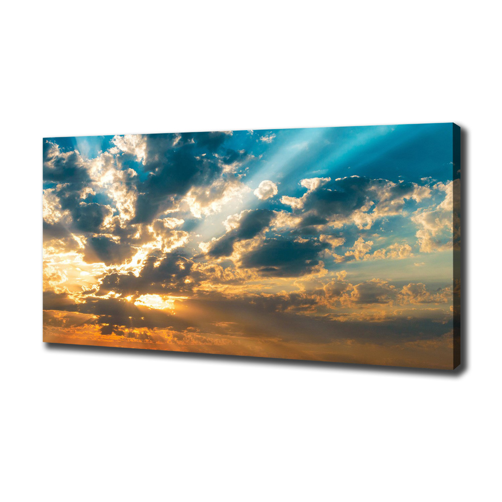 Canvas wall art Sunset heaven