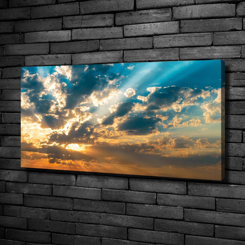 Canvas wall art Sunset heaven