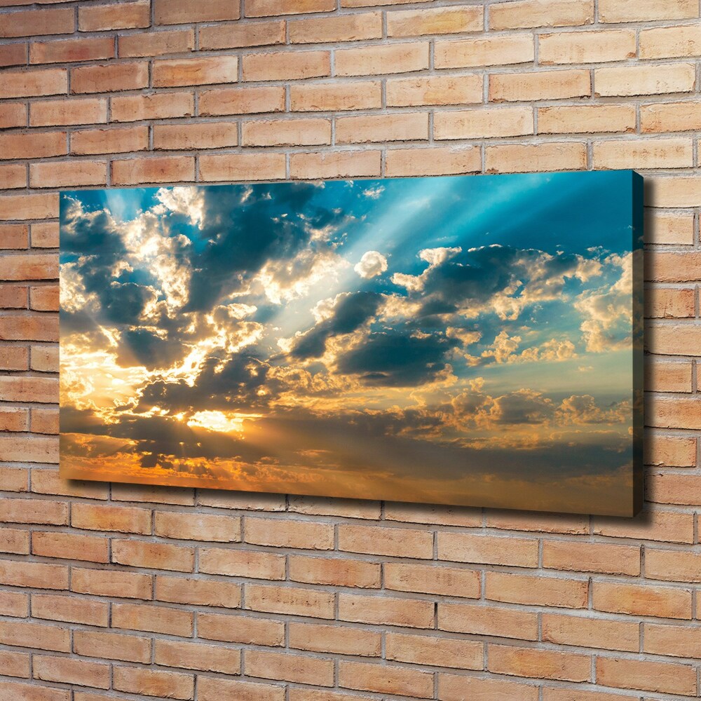 Canvas wall art Sunset heaven