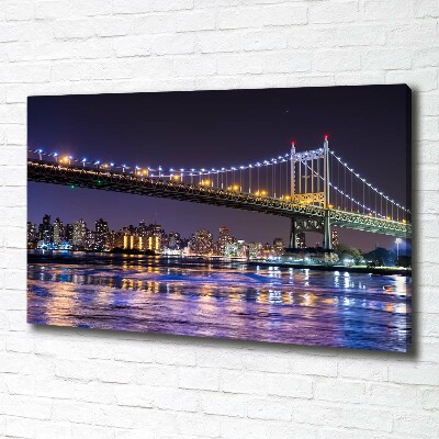 Canvas wall art A bridge in New York