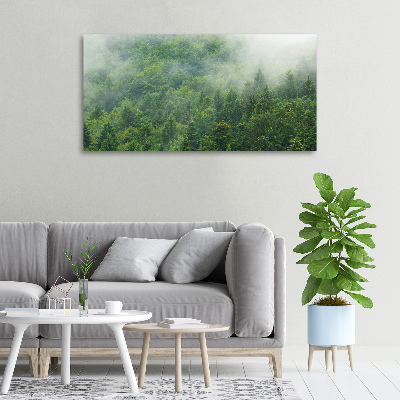 Canvas wall art Mysterious forest