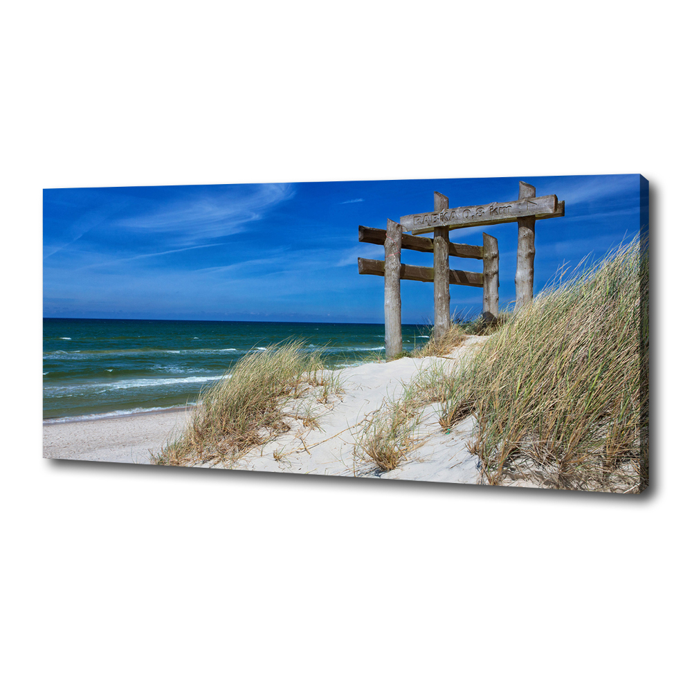 Canvas wall art Coastal dunes