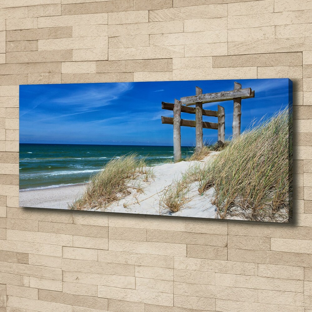 Canvas wall art Coastal dunes