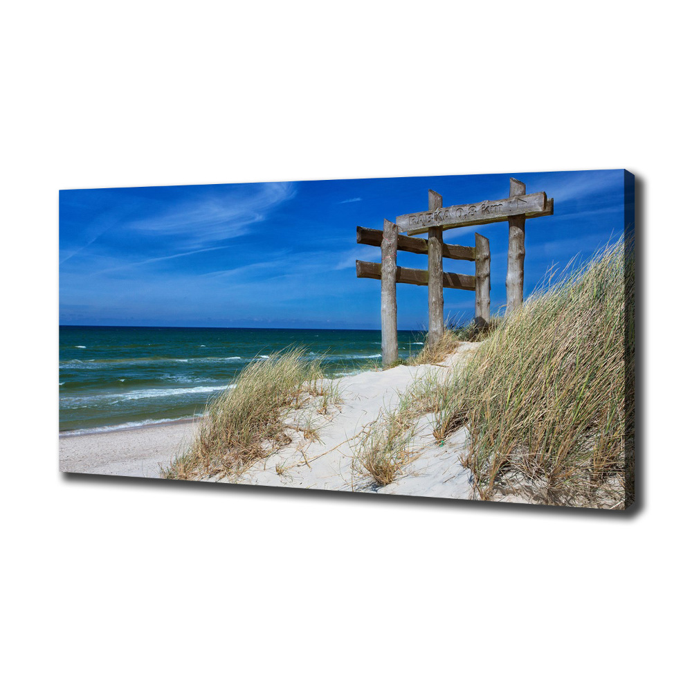 Canvas wall art Coastal dunes