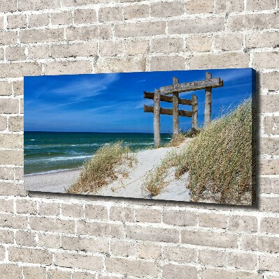 Canvas wall art Coastal dunes