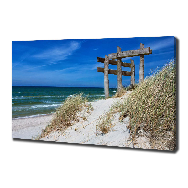 Canvas wall art Coastal dunes