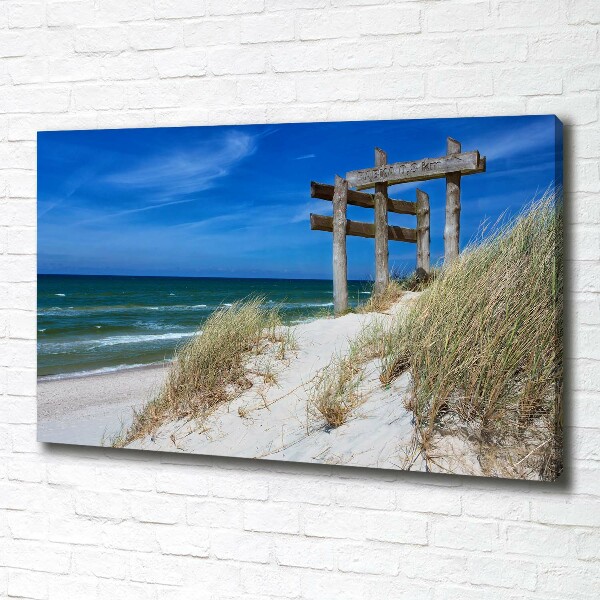 Canvas wall art Coastal dunes