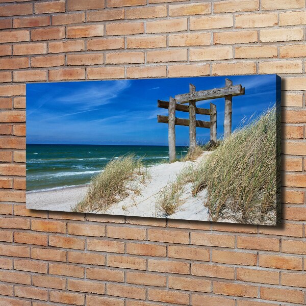 Canvas wall art Coastal dunes