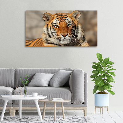 Canvas wall art Bengal tiger