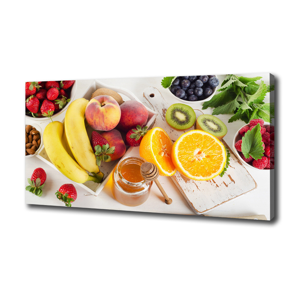 Canvas wall art Fruit and honey