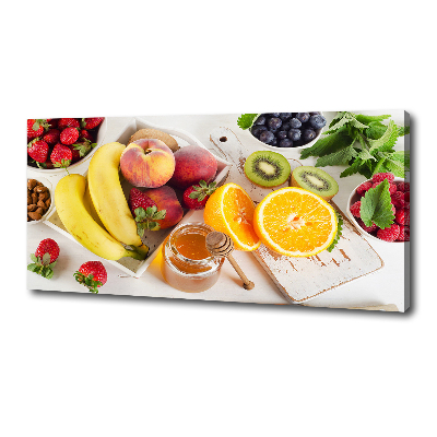 Canvas wall art Fruit and honey