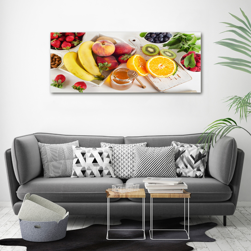 Canvas wall art Fruit and honey