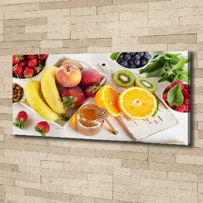 Canvas wall art Fruit and honey