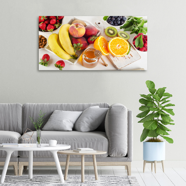 Canvas wall art Fruit and honey