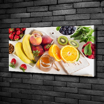 Canvas wall art Fruit and honey