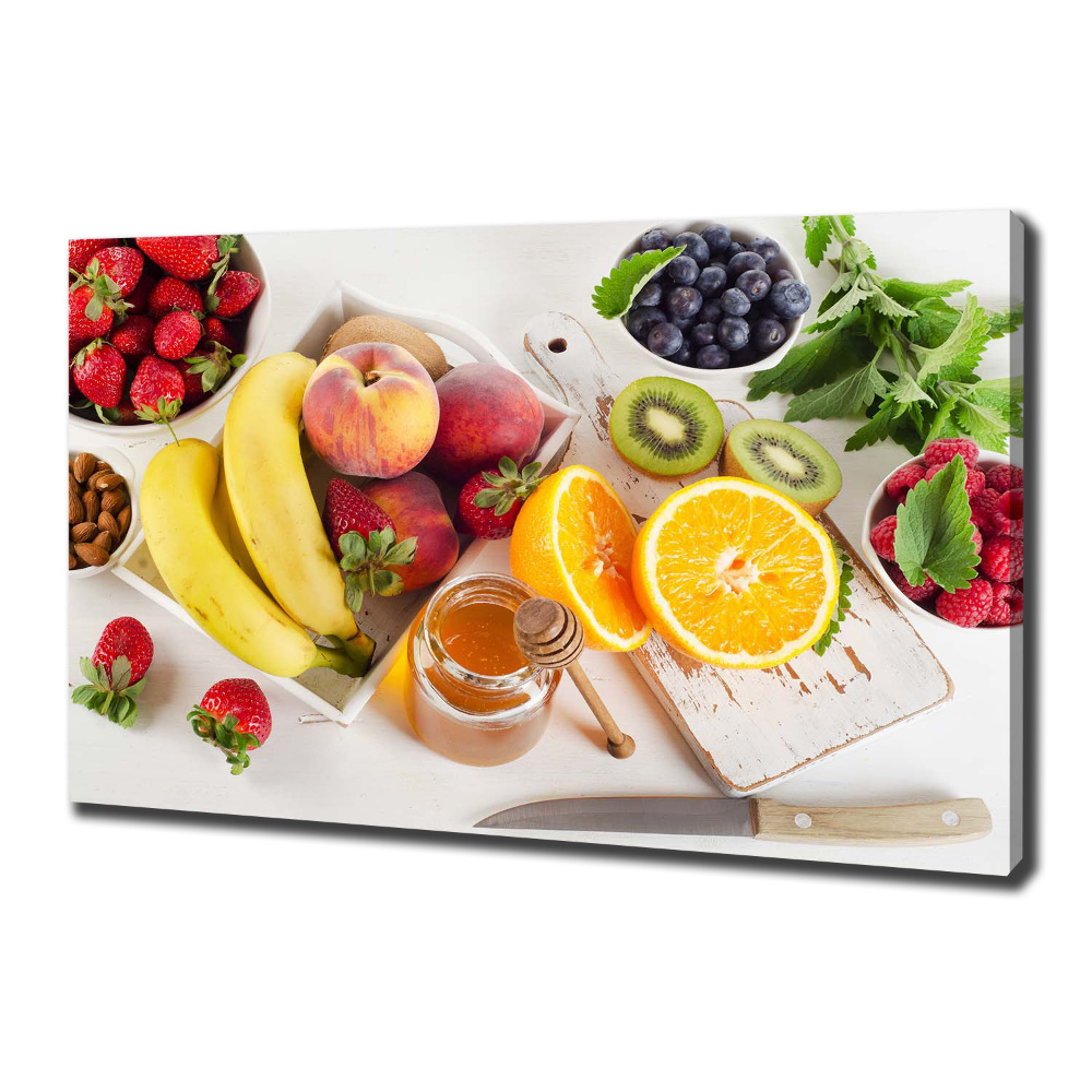 Canvas wall art Fruit and honey