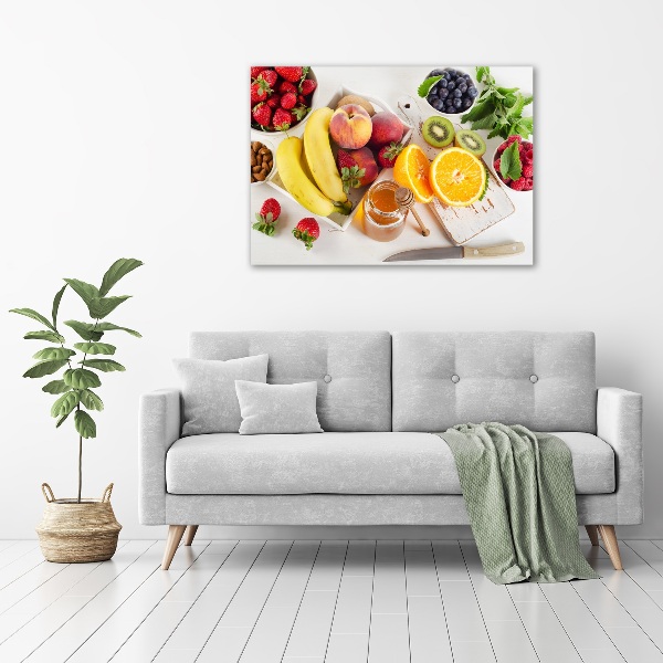 Canvas wall art Fruit and honey