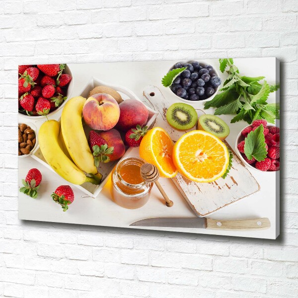 Canvas wall art Fruit and honey