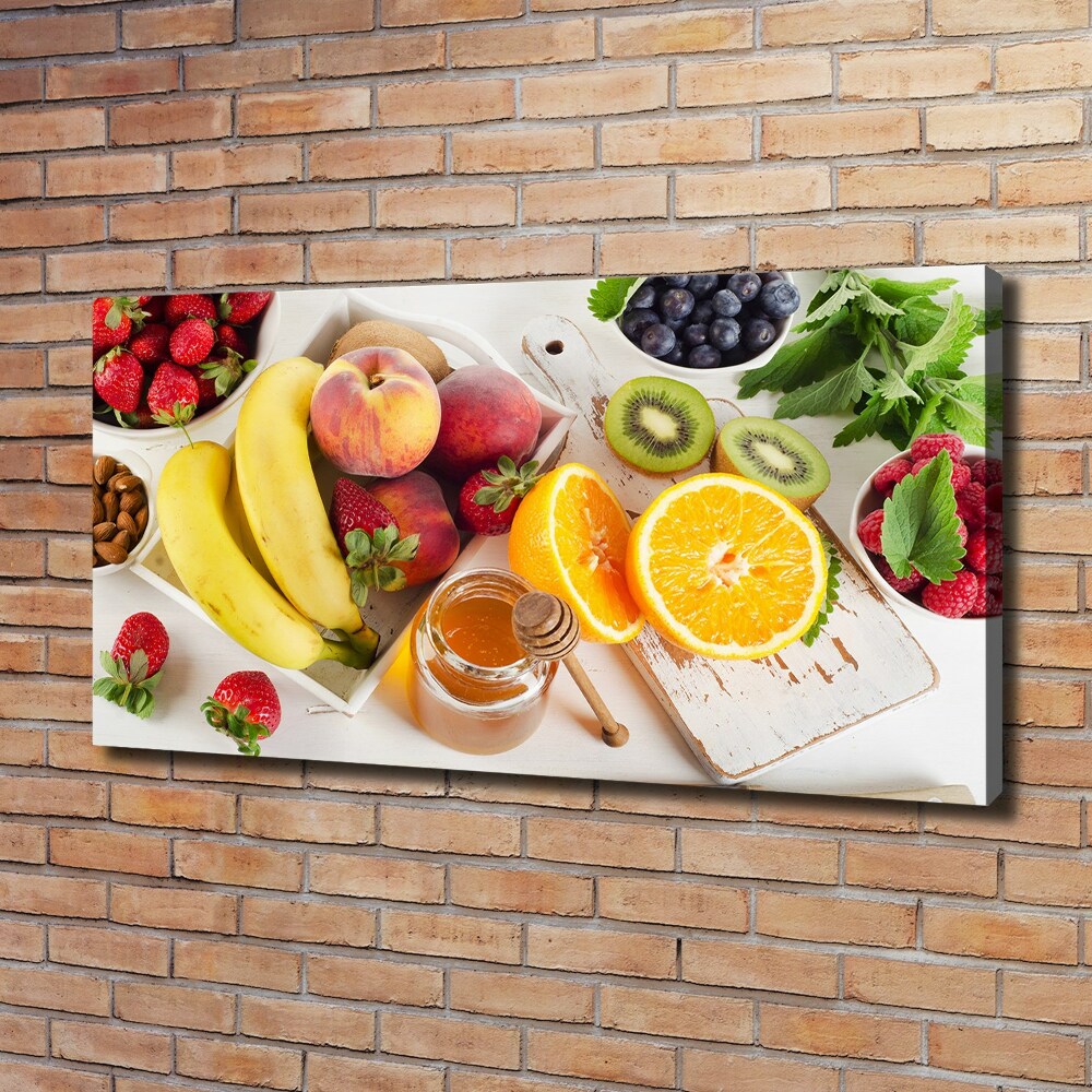 Canvas wall art Fruit and honey