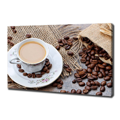 Canvas wall art Coffee with milk