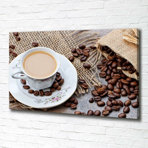 Canvas wall art Coffee with milk