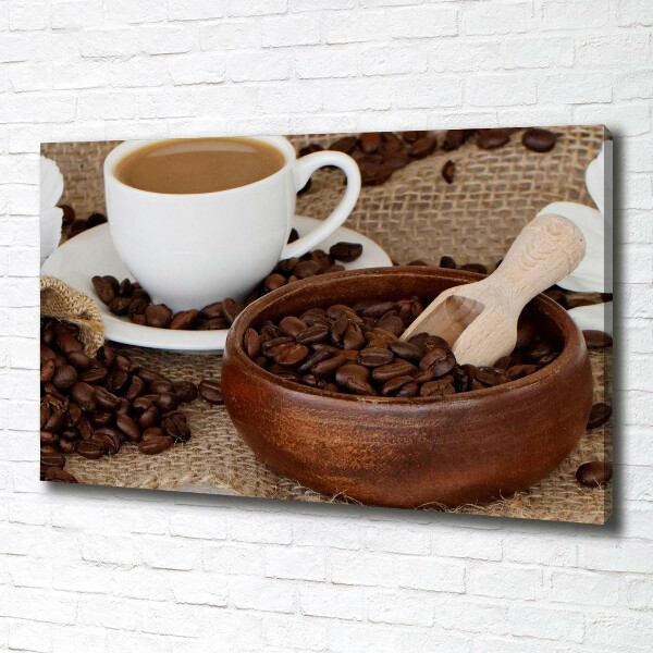 Canvas wall art Coffee with milk